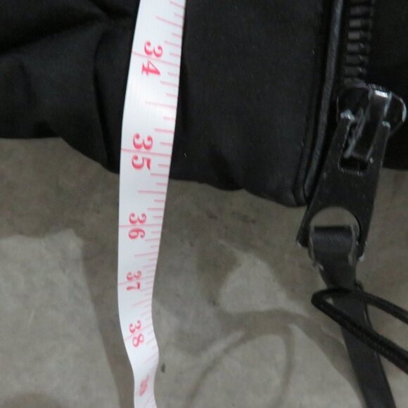 GUESS Fur Lined Hooded Down Long Winter Puffer Jacket Black Small Petite - Picture 10 of 10